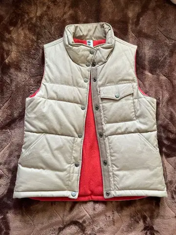 컨디션 최상 MHL. 마가렛호웰 여성용 충전솜 다운 베스트 베이지