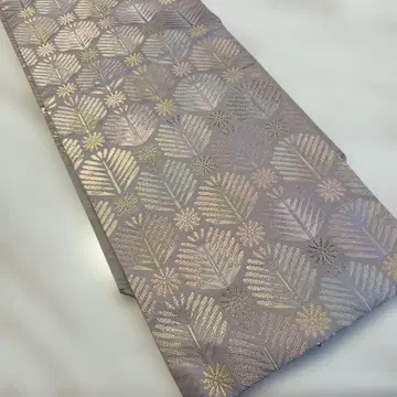 준예복 육통 패턴 나고야 오비 순수 실크 359cm 솔잎과 국화