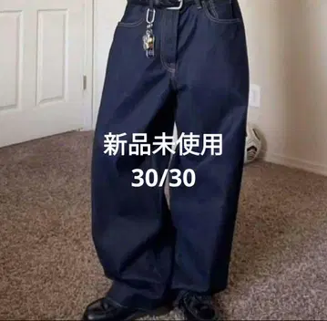 [ 미사용 새상품 ] GAP 슈퍼 배기 데님 다크 린스 30W30L