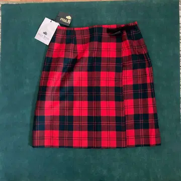 랩 스커트 울 100% 새상품 라벨 포함