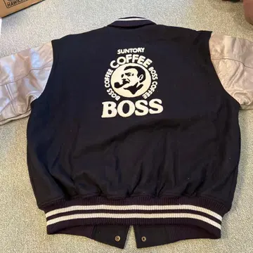 BOSS COFFEE 바시티 자켓 Y 사이즈 네이비/실버