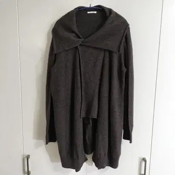 새상품급 플랜테이션 캐시미어 혼방 울 가디건 드레이프 디자인