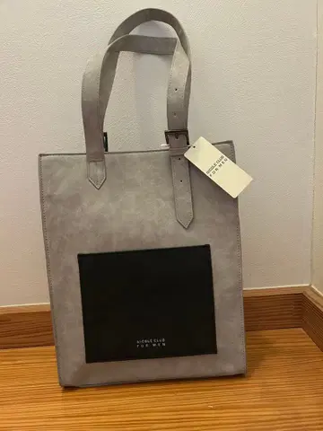 니콜 클럽 포맨 스웨이드 느낌 세로형 토트백