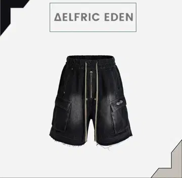 Aelfric Eden 블랙 카고 숏팬츠 L 사이즈