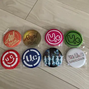유니콘 UNICORN 라이브 굿즈 캔뱃지 8개 세트