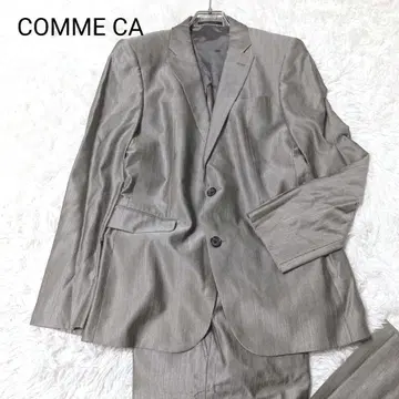 플래티넘 콤마 수트 사이즈 46 그레이 셋업 비즈니스 수트 상하의