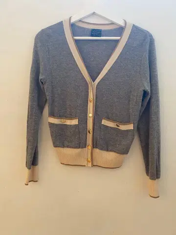 Letroyes 그레이 베이지 가디건 S