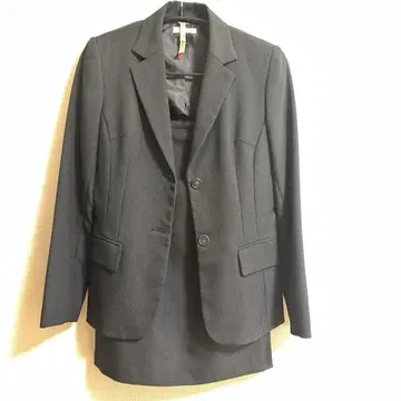 수트 3세트 여성용 9호 스트라이프 블랙