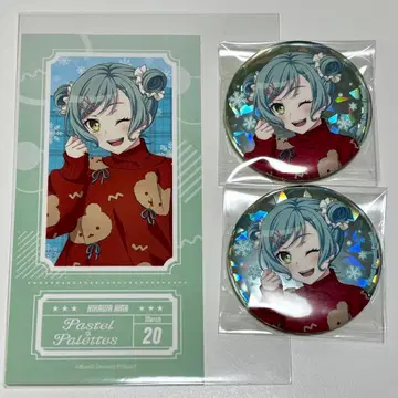 뱅드림 히카와 히나 GiGO WINTER 캔뱃지 티켓풍 스티커