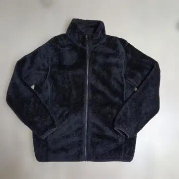 UNIQLO 블랙 플리스 자켓 풀 집업 M 사이즈 복슬복슬 사양