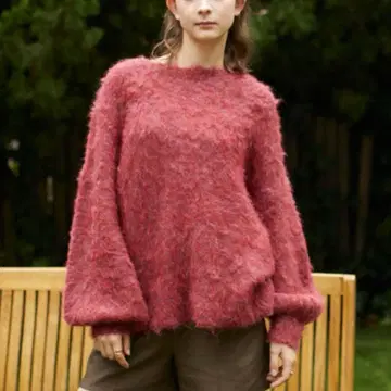 알시 archives 니트 빨간색