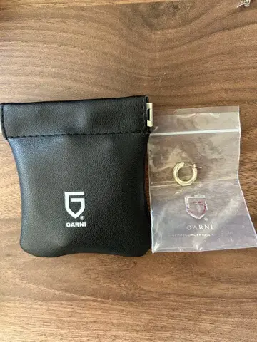 GARNI 실버 후프 귀걸이