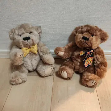 봉제 인형 테디베어 2체 세트