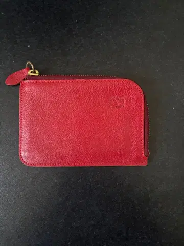 미사용 새상품 일비종떼 코인 퍼스 레드