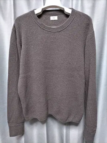 론 헤르만 와플 울 서멀 롱 슬리브 코코아 브라운