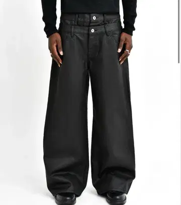 asapmode Waxed Stacked Pants M