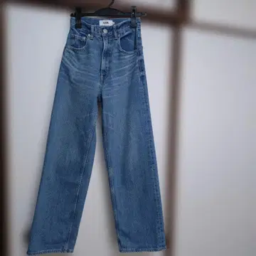 아줄바이마우지 XS 사이즈 스트레이트 데님 하이웨스트