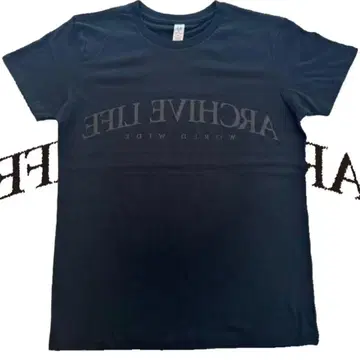 ARCHIVE LIFE 블랙 T셔츠 L 사이즈