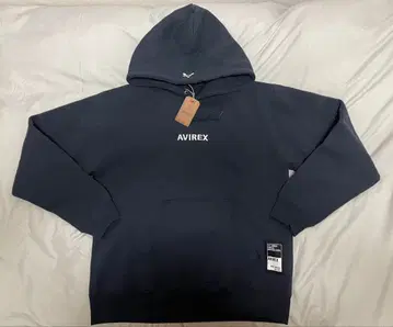 AVIREX 네이비 후드 부착 후드티