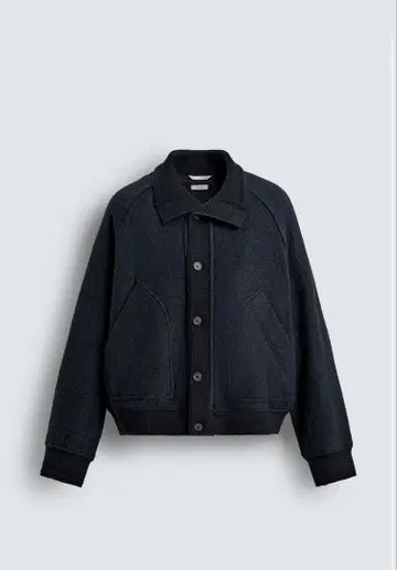 리브 옷깃 절개 자켓 ZARA