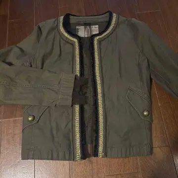 BLANC basque 카키 자켓