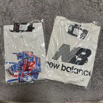 New Balance 그래픽 T셔츠 2장 세트 미사용 새상품 택 포함