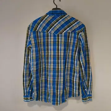 RHC 체크 무늬 긴팔 플란넬 셔츠