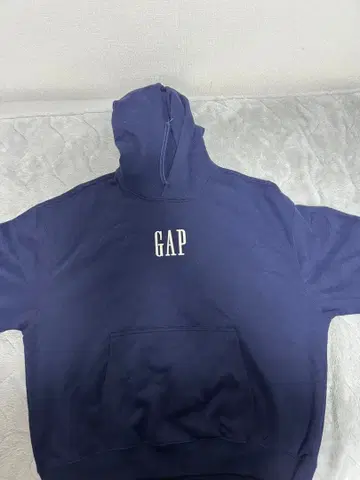GAP 네이비 후드 부착 후드티 XL