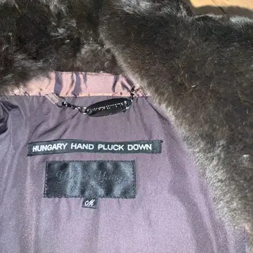 헝가리 수확 다운 자켓 다크 브라운