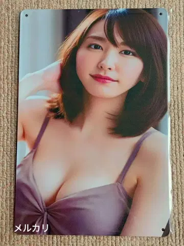 아라가키 유이 양철 간판