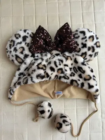 미니 마우스 레오파드 무늬 모자