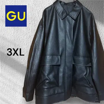 GU 가죽 블루종 3XL