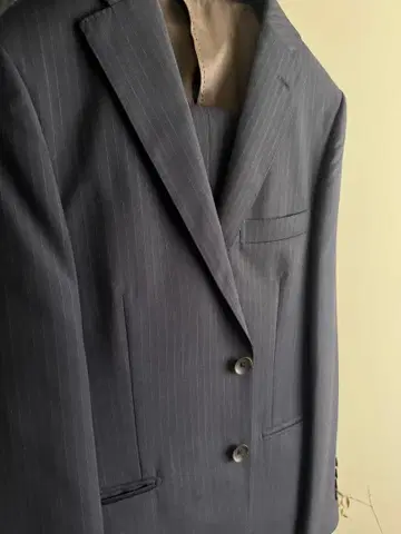 PSFA 네이비 스트라이프 비즈니스 정장 세트