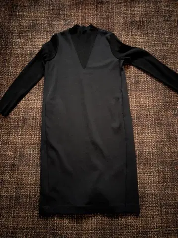 블랙 저지 원피스