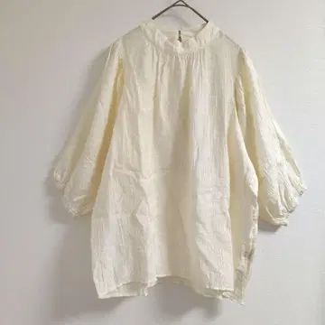 un dix cors 7부 소매 셔츠 블라우스 아이보리 M