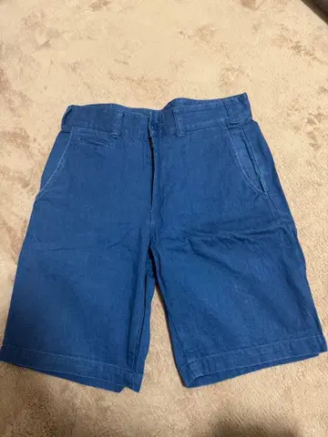 calee 하프 팬츠 블루