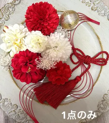 성인식 졸업식 시치고산 사전 촬영 머리 장식