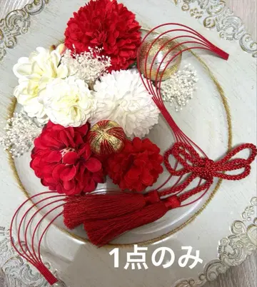 성인식 졸업식 시치고산 사전 촬영 머리 장식