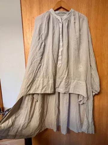 롱 기장 셔츠 원피스 겉옷 사이즈 38