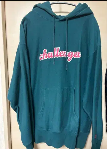 CHALLENGER 다크 그린 후드티