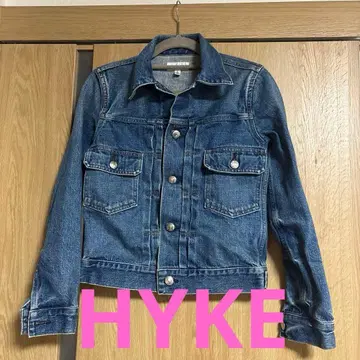 HYKE 데님 블루 클래식 데님 자켓