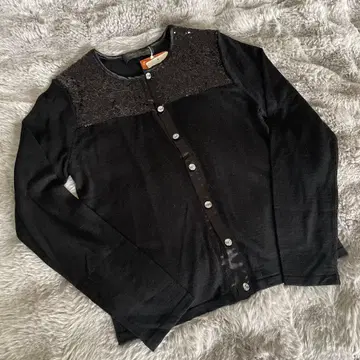 유나이티드 애로우즈 긴팔 가디건 블랙