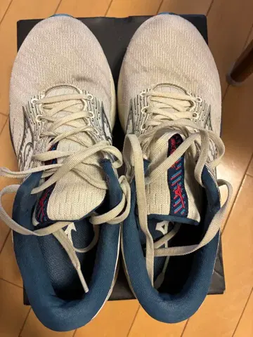 미즈노 러닝화 웨이브 라이더 26 25.0cm 화이트