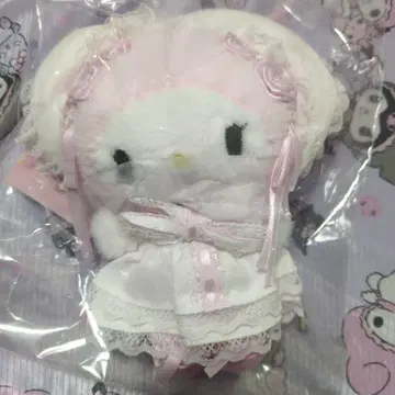 마이멜로디 마이멜로 화이트 프릴 마스코트