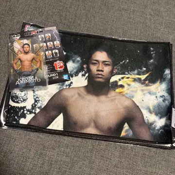 RIZIN 제일복권 아키모토 쿄마 타월 아크릴 스탠드 세트