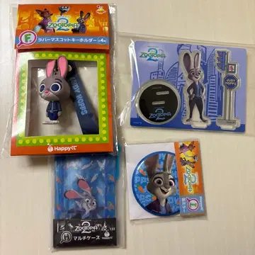 주토피아 해피 복권 주디 4종 세트!