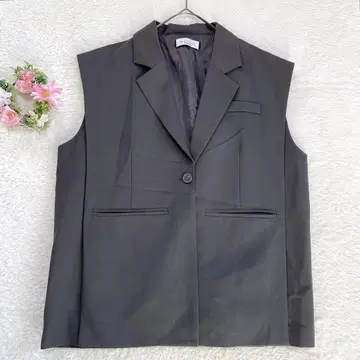 [ SONIA WARDROBE ] 오버 베스트 자켓 옷깃 포함