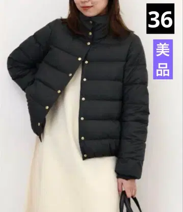 새상품급 택 포함 트래디셔널 웨더웨어 다운 자켓 36 블랙 경량