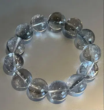 크리스마스 세일 플라티나 루틸 팔찌