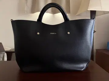 [새상품급] FURLA 토트 숄더 2way 백 블랙